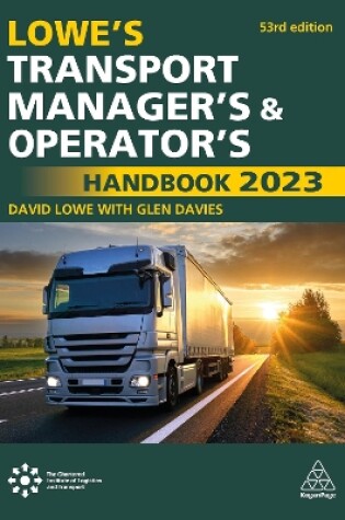 Cover of Lowe's Transport Manager and Operator's Handbook 2023