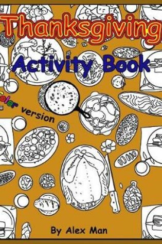 Cover of Thanksgiving Activity Book (color version)