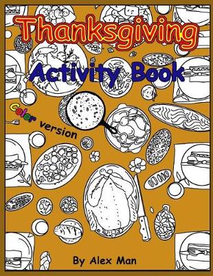 Cover of Thanksgiving Activity Book (color version)