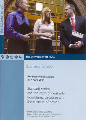 Book cover for Standard-setting and the Myth of Neutrality