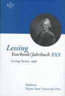 Book cover for Lessing Yearbook Xxx V30