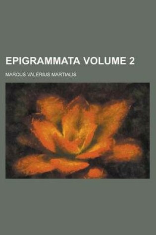 Cover of Epigrammata Volume 2