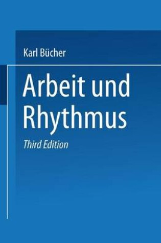 Cover of Arbeit und Rhythmus