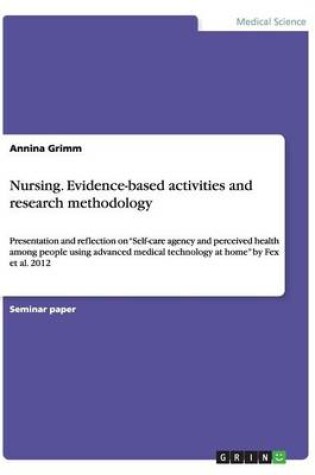 Cover of Nursing. Evidence-based activities and research methodology