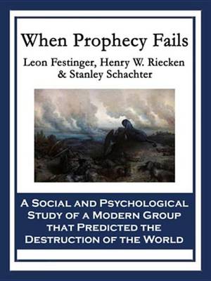 Book cover for When Prophecy Fails