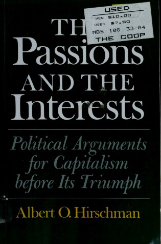 Cover of The Passions and the Interests