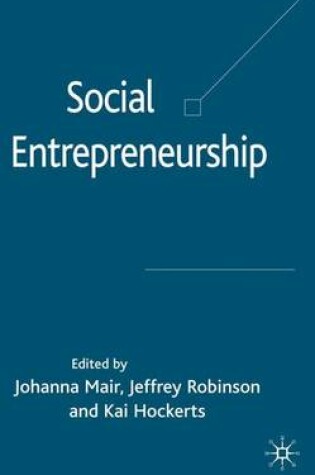 Cover of Social Entrepreneurship