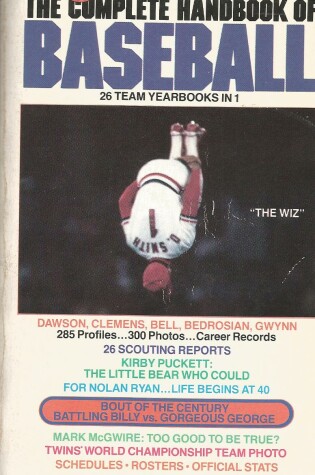 Cover of Hollander Zander Ed. : 1988 Complete Hdbk of Baseball