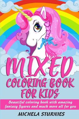 Book cover for Mixed Coloring Book for Kids