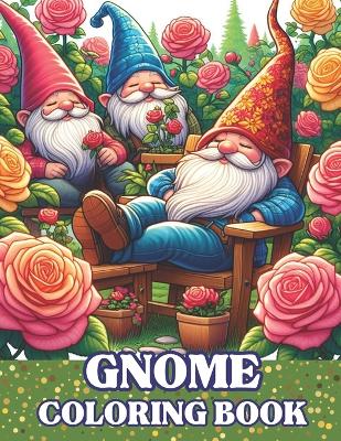 Book cover for Gnome Coloring Book for Adults and Teens