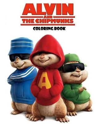 Book cover for Alvin and the Chipmunks Coloring Book