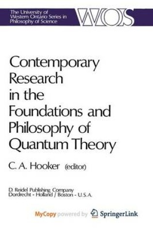 Cover of Contemporary Research in the Foundations and Philosophy of Quantum Theory