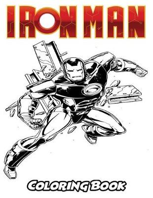 Book cover for Iron Man Coloring Book