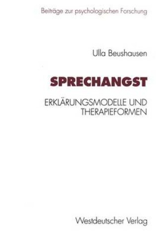 Cover of Sprechangst