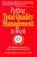 Book cover for Putting Total Quality Management to Work