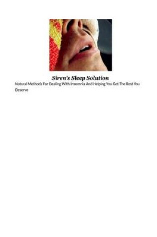 Cover of Siren's Sleep Solution