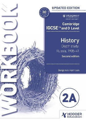 Book cover for Cambridge IGCSE and O Level History Workbook 2A - Depth study: Russia, 1905–41 2nd Edition