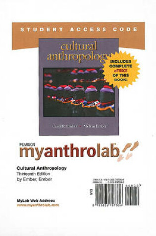 Cover of MyLab Anthropology with Pearson eText -- Standalone Access Card -- for Cultural Anthropology