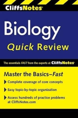 Cover of CliffsNotes Biology Quick Review