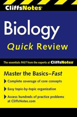Cover of CliffsNotes Biology Quick Review