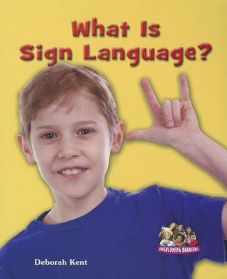 Book cover for What Is Sign Language?