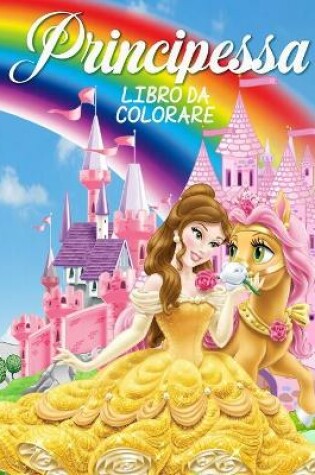 Cover of Principessa Libro da Colorare