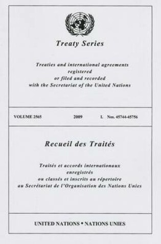 Cover of Treaty Series 2565