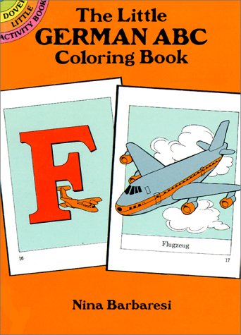 Book cover for The Little German ABC Colouring Book