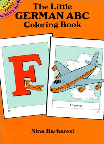 Cover of The Little German ABC Colouring Book