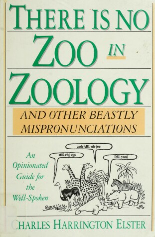 Book cover for Theres No Zoo in Zoology