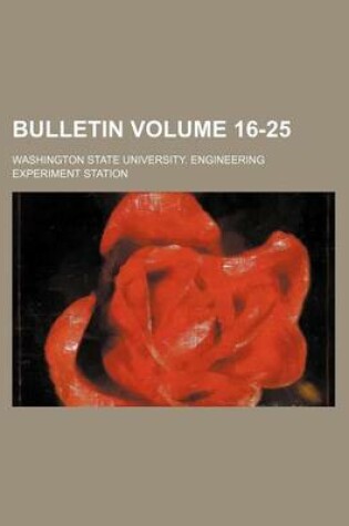 Cover of Bulletin Volume 16-25