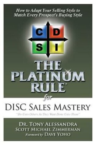 Cover of The Platinum Rule for DISC Sales Mastery