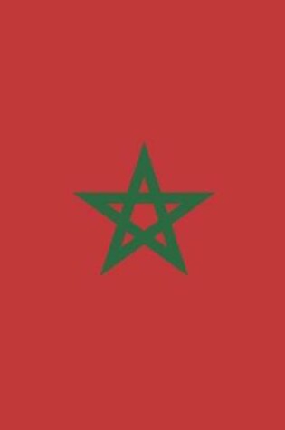 Cover of Morocco Travel Journal - Morocco Flag Notebook - Moroccan Flag Book