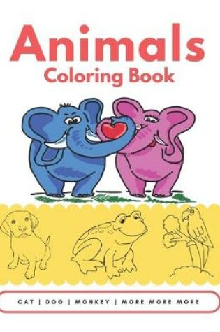 Cover of ANIMALS coloring book