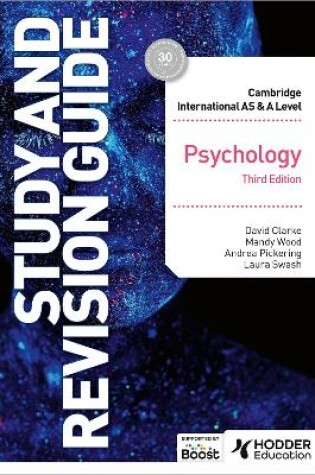 Cover of Cambridge International AS/A Level Psychology Study and Revision Guide Third Edition