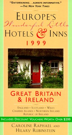 Book cover for Europe's Wonderful Little Hotels & Inns: Great Britain and Ireland: 1999