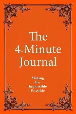 Book cover for The 4-Minute Journal - Dated Orange