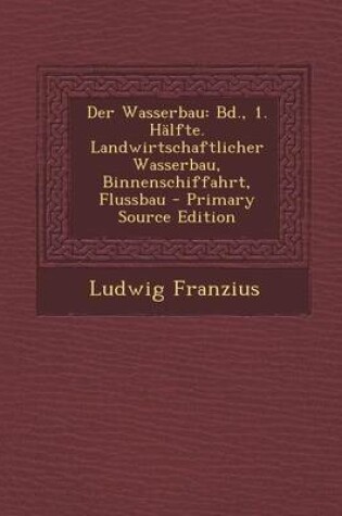 Cover of Der Wasserbau