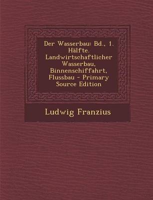 Book cover for Der Wasserbau