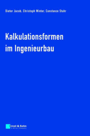 Cover of Kalkulations Formen Im Ingenieurbau