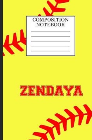 Cover of Zendaya Composition Notebook