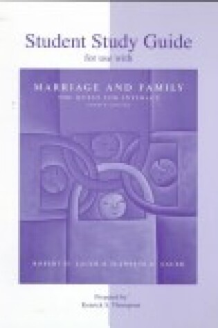 Cover of Study Guide to Accompany Marriage and Family