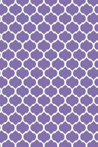 Cover of Moroccan Trellis - Deluge Purple 101 - Lined Notebook With Margins 5x8