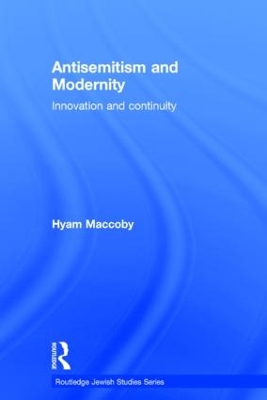 Book cover for Antisemitism and Modernity