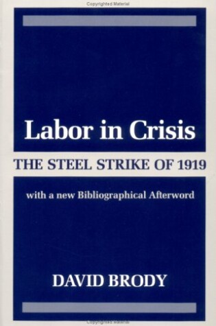 Cover of Labor in Crisis