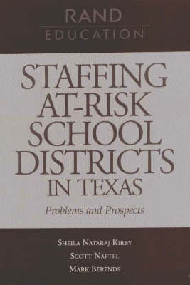 Book cover for Staffing At-risk School Districts in Texas