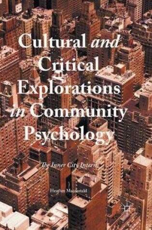 Cover of Cultural and Critical Explorations in Community Psychology