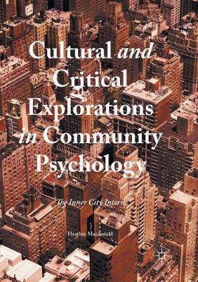 Book cover for Cultural and Critical Explorations in Community Psychology