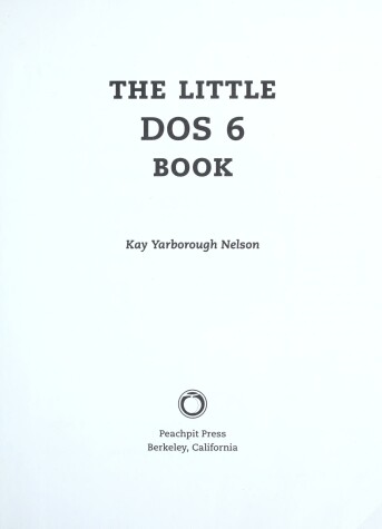 Book cover for The Little Disc Operating System 6 Book