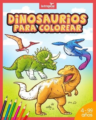 Book cover for Dinosaurios para colorear